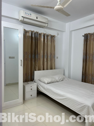 Fully-Furnished 2-Bedroom Apt Rent in Bashundhara R/A
